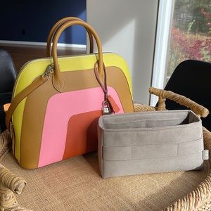 7 Rue Paradis Hermès Kelly 28 retourne insert (color: etoupe)